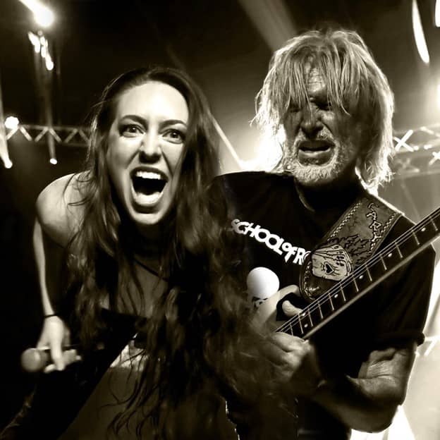 Casandra Carson with George Lynch