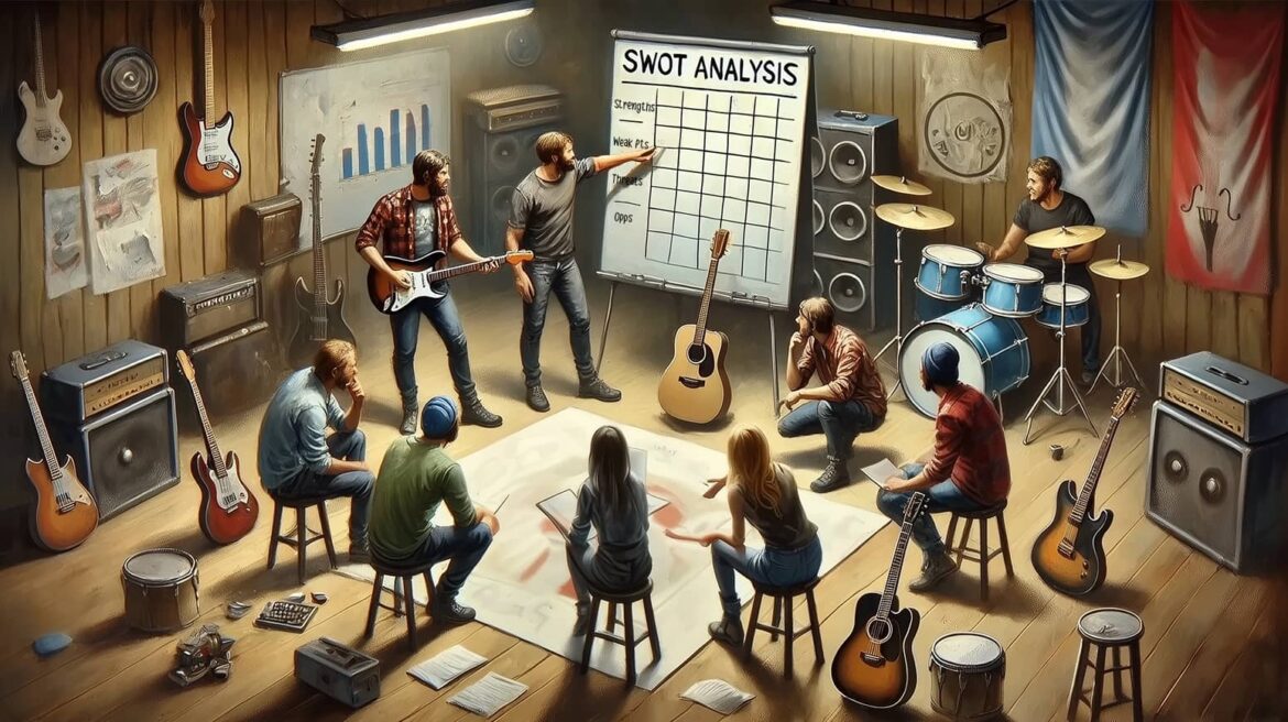 Rock Band Performing a SWOT Analysis