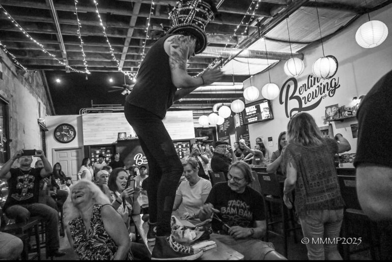 Jacky Bam Bam hosts the band Spectrum at the Berlin Brewing Company in Berlin NJ