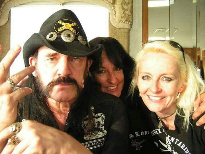 Lemmy Kim McAuliffe and Jackie Chambers